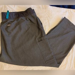Figs Kade Cargo Scrub Pants Petite Graphite